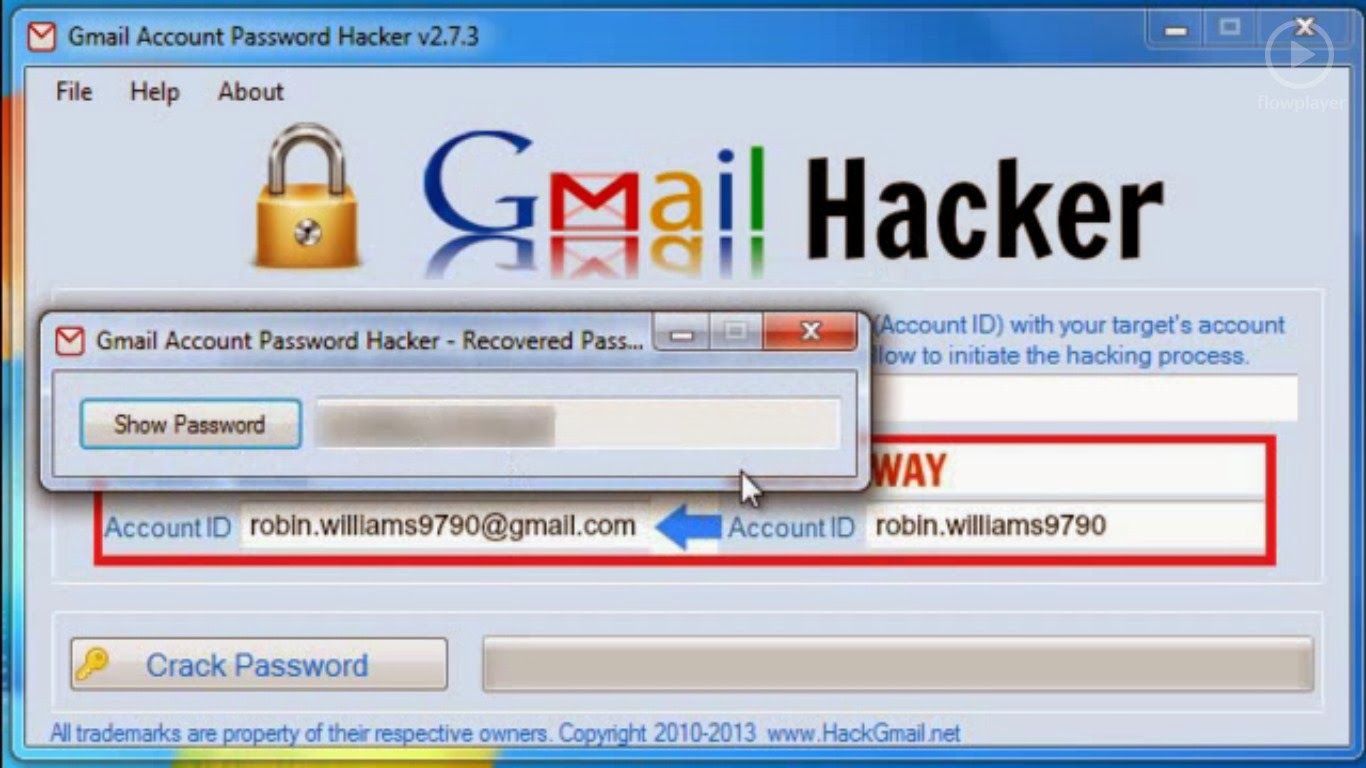 Yahoo Mail Password Hacker software, free download